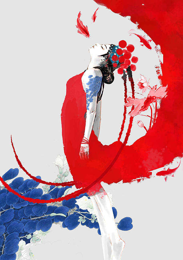 时尚素材练习设计（图ZMTQ4ODM2Mjg=） - 艺术插画 - 站酷设计师吾皇的白茶原创素材 - 站酷ZCOOL