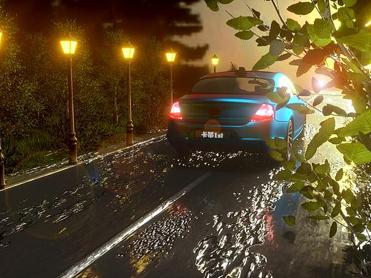 夜景汽车（个人主页-ZMjc1OTkzMTY=） - 场景 - 站酷设计师卡昂st原创素材 - 站酷ZCOOL
