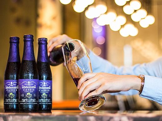 林德曼啤酒蓝莓口味