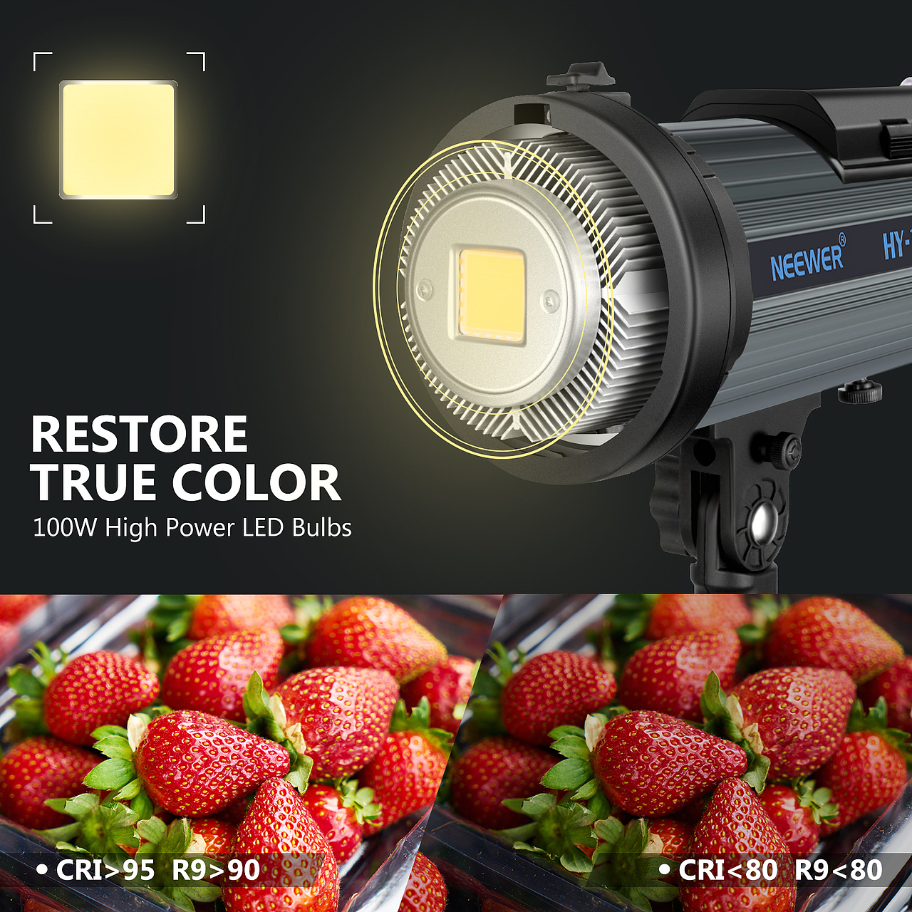 100W LED聚光影楼灯