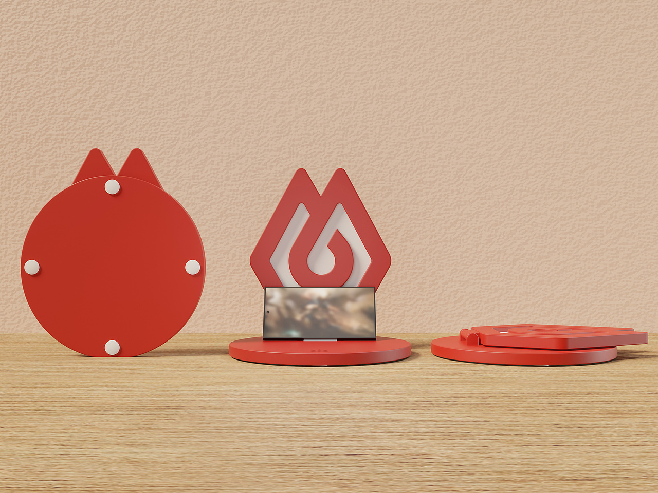 「即时造生活」折叠手机支架灯