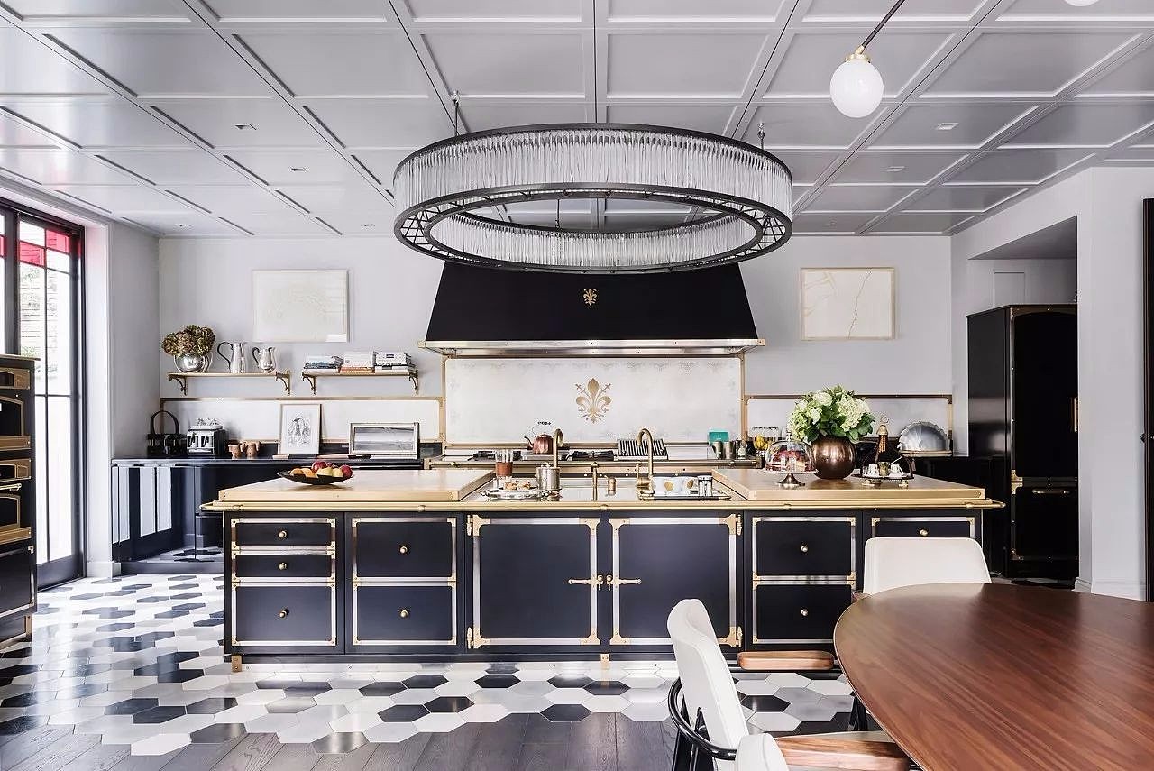 郑州鸿园460平新古典风格别墅装修,都市新贵的新生活---厨房