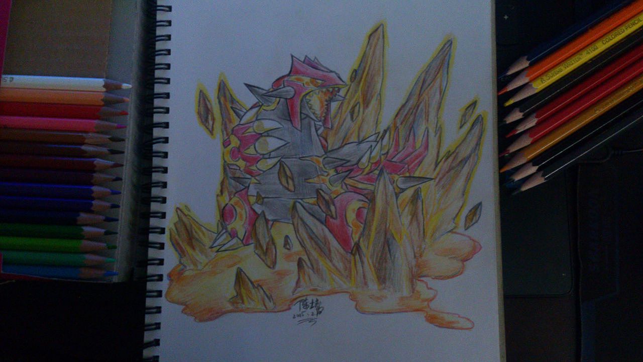 彩铅原始古拉顿