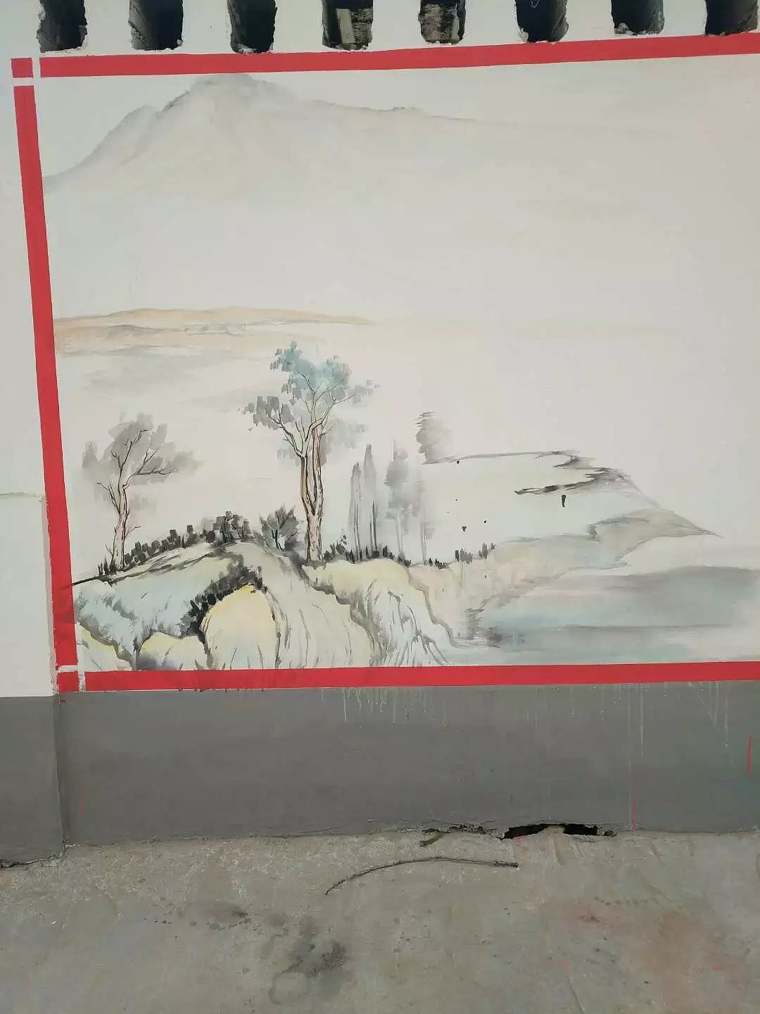 蜀绘壁画作品-乡村文化墙（图ZMTE3NTA2Mjk2） - 建筑设计 - 站酷设计师蜀绘壁画原创素材 - 站酷ZCOOL