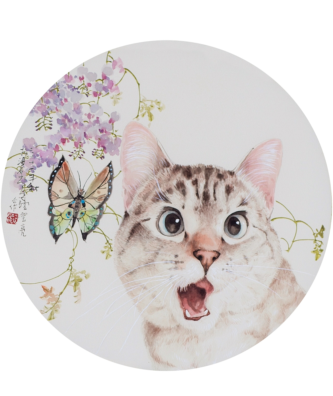 馋嘴猫 黄云亮画猫 