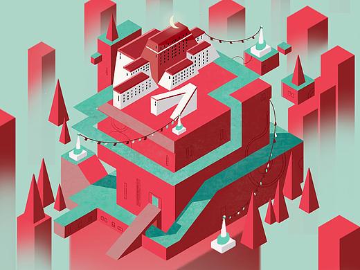 2.5D临摹（个人主页-ZNTUwODcyNDA=） - 商业插画 - 站酷设计师RAE_LIN原创素材 - 站酷ZCOOL