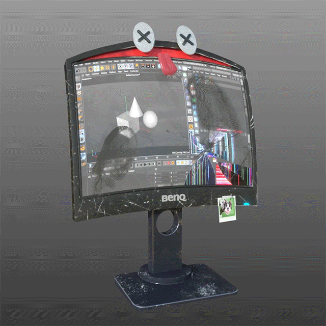 设计师的复仇 ——《别戳我屏幕》（图ZMjI3MjI2NTMy） - 海报 - 站酷设计师一粒渣渣原创素材 - 站酷ZCOOL