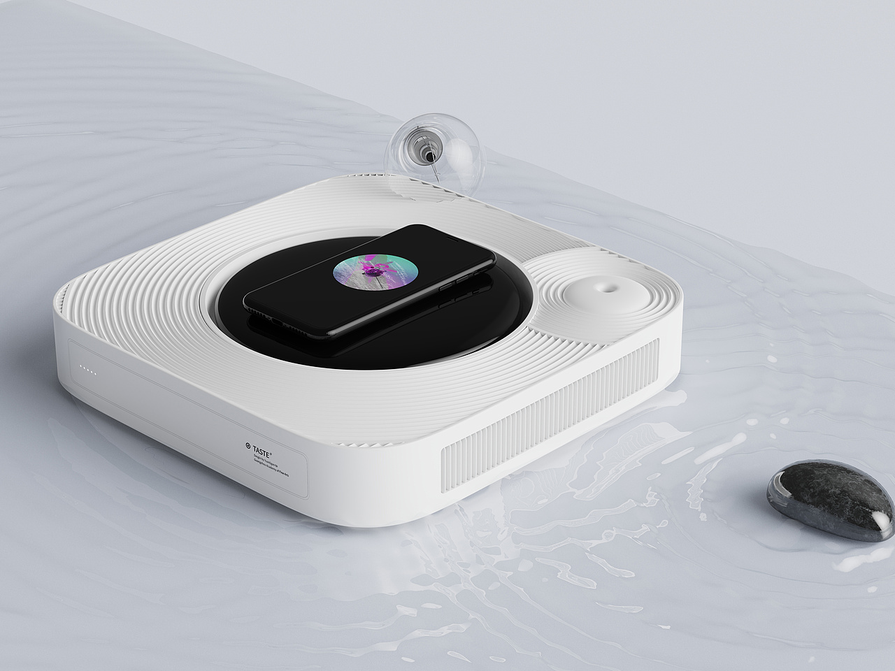 《涟漪唱片机》（图ZMjU5MjI4MDY4） - 生活用品 - 站酷设计师梨膏Ligo原创素材 - 站酷ZCOOL