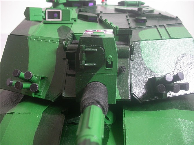 纸质挑战者II主战坦克 照网上图手工制作，没有图纸（图ZMTU2MDE5ODcy） - 手办/模玩 - 站酷设计师宏图装饰原创素材 - 站酷ZCOOL