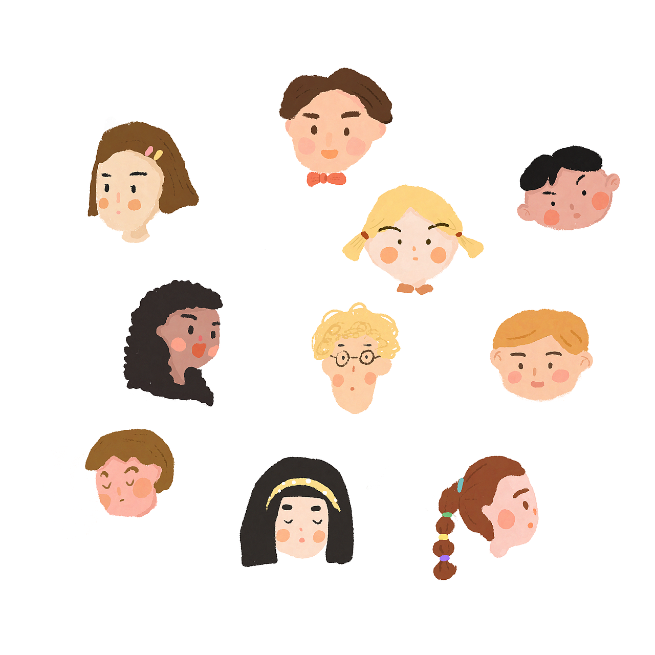 四月的一些插画（图ZMTYzNDcyNjg4） - 创作习作 - 站酷设计师一条发光的咸鱼原创素材 - 站酷ZCOOL