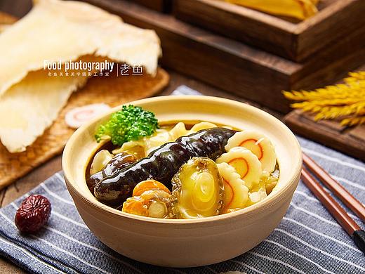 一组轻奢外卖鲍鱼捞饭~|上海外卖拍摄