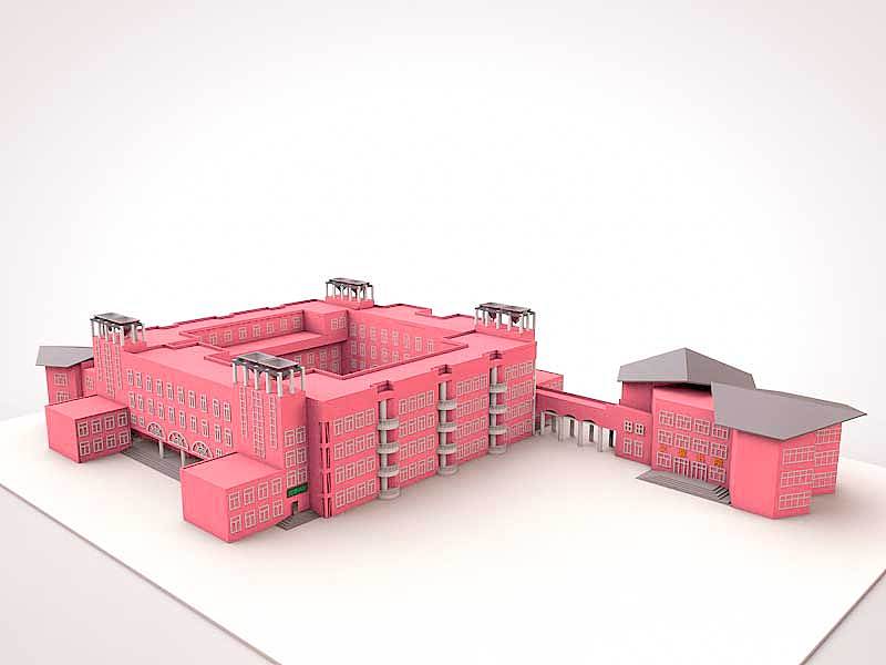 内蒙科技大学建模与H5广告制作#青春答卷2016#（图ZNTA4MDU0NjA=） - 建筑/空间 - 站酷设计师zebulonChan原创素材 - 站酷ZCOOL