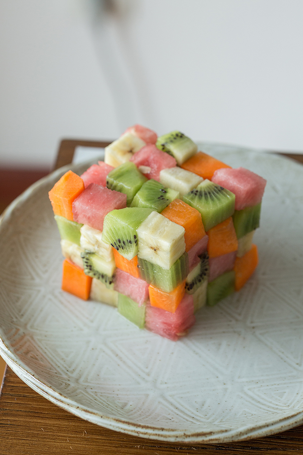 多彩水果魔方你美得我都不好意思吃了