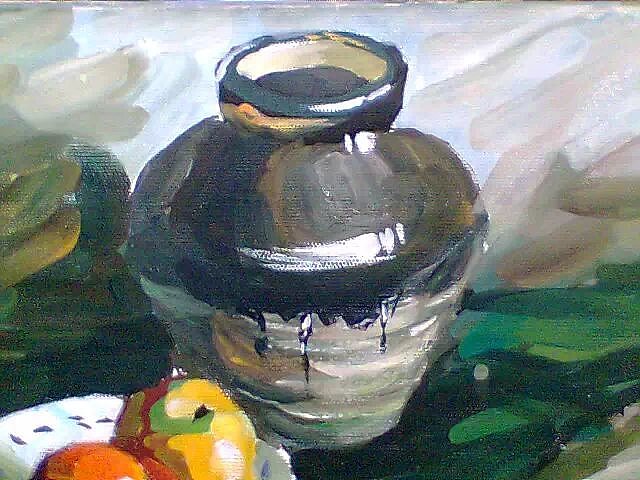 水粉静物作品(高中时期)