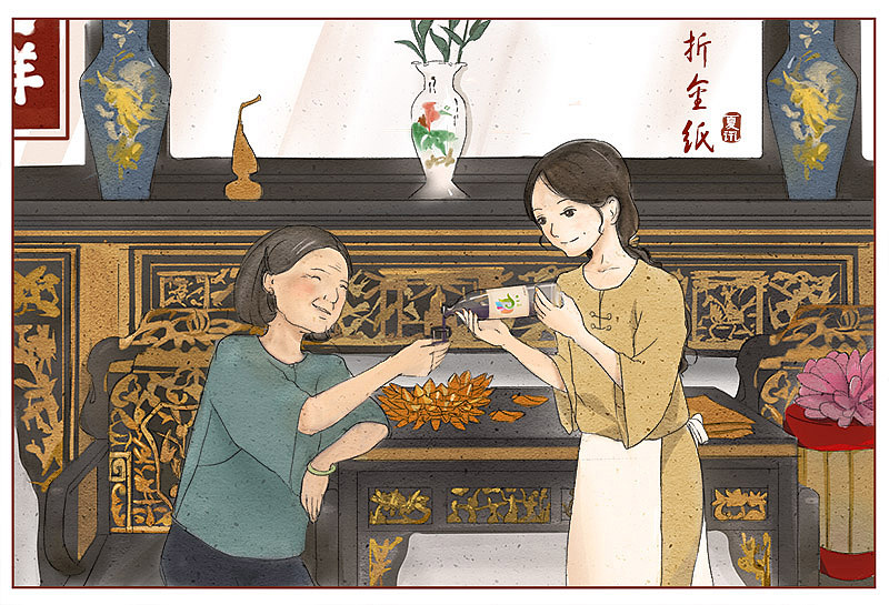 潮汕生活（图ZMTcwOTMyNTk2） - 商业插画 - 站酷设计师夏讯原创素材 - 站酷ZCOOL