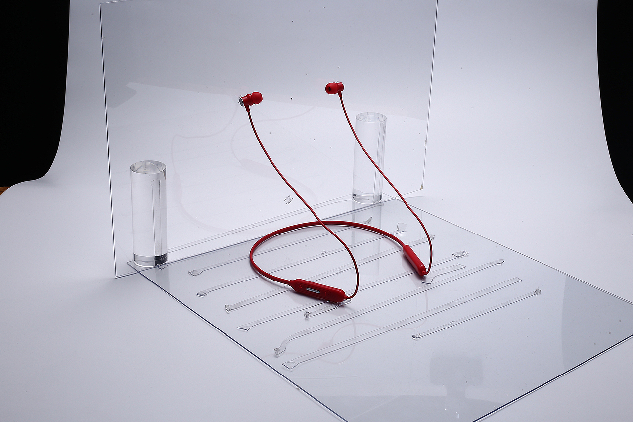 耳机3D立体效果布光拍摄