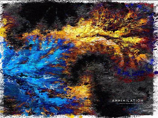 湮灭 Annihilation fractal poster design by gsmike