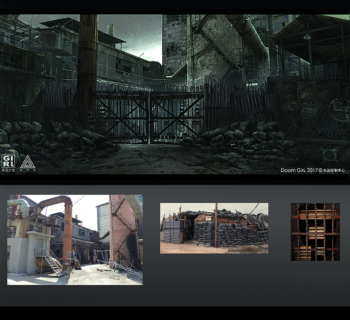 电影《佣兵之战》(末日少女)概念设计