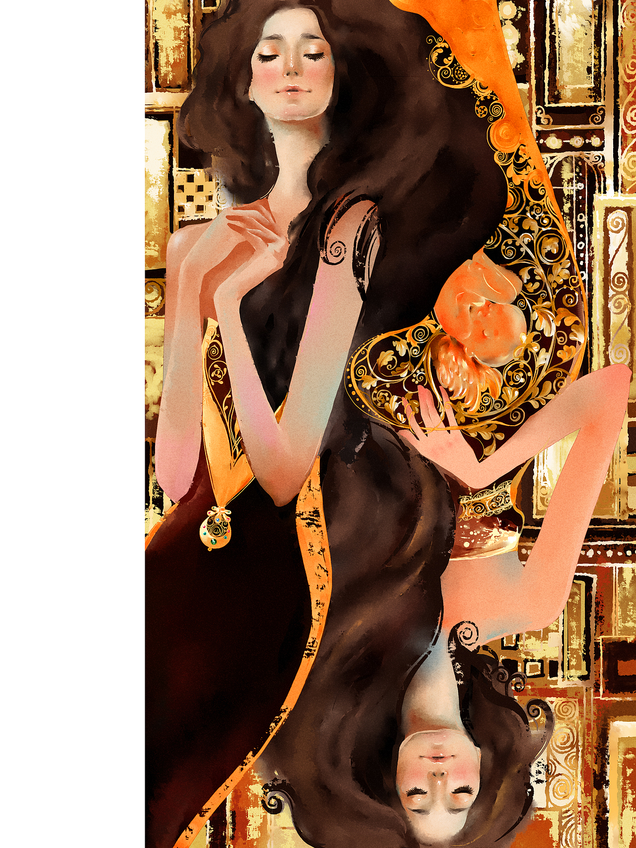 《女友》小说栏目插图（图ZMTU2MDc3NTg4） - 艺术插画 - 站酷设计师焦洁Appleseed原创素材 - 站酷ZCOOL