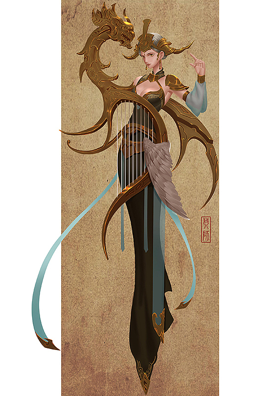 《楼兰》主题系列角色设定 — 2019年作品集（图ZMTkxMjI5MjAw） - 概念设定 - 站酷设计师XRCG学院原创素材 - 站酷ZCOOL