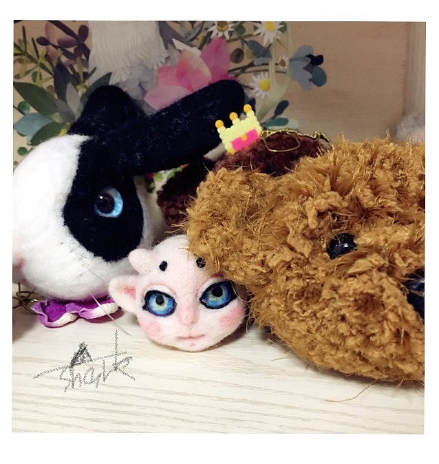 我的第一个毛毡娃 小魔怪 感觉自己像个造物者（图ZNzg2MTQwOTY=） - 手办/模玩 - 站酷设计师w鲨_210原创素材 - 站酷ZCOOL