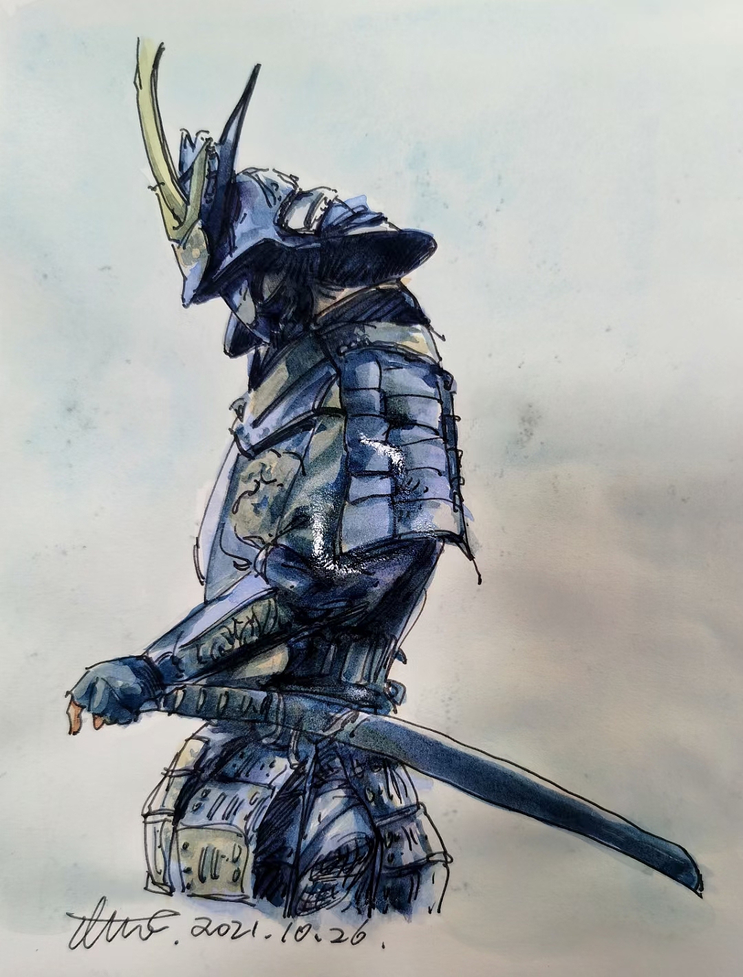 近日速写（图ZMjgxNDkwMjk2） - 绘画 - 站酷设计师张晓睿原创素材 - 站酷ZCOOL