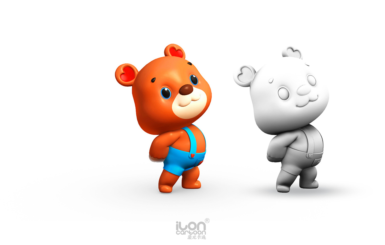 吉米熊（Jimi bear)|三维|动漫|爱龙余健 - 原创作品 - 站酷 (ZCOOL)