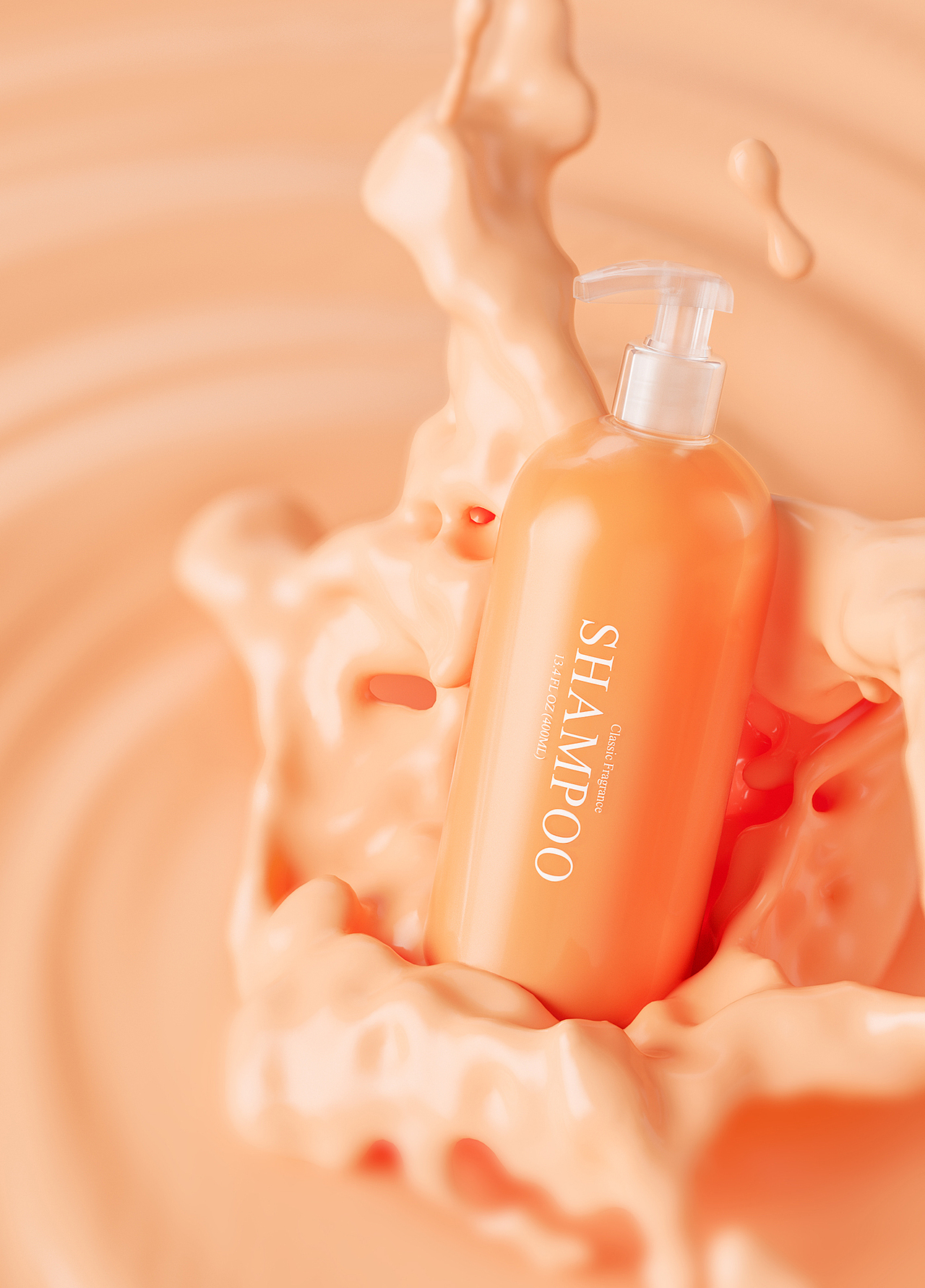 护肤品C4D建模渲染1