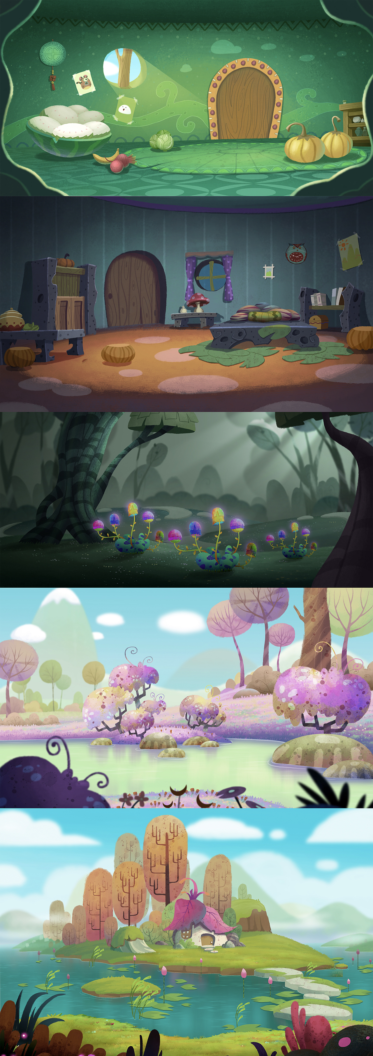 《奇奇怪怪》动画片（图ZMTk3MzQxNDk2） - 动画片 - 站酷设计师密林色彩原创素材 - 站酷ZCOOL