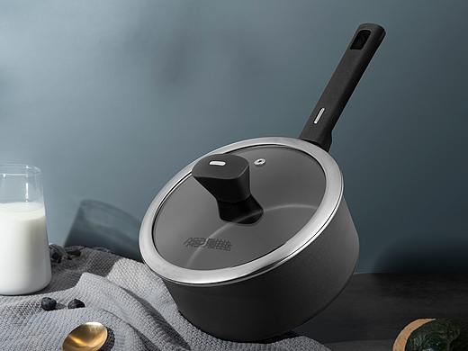 炊具：磨砂黑色辅食锅（奶锅）-照片/详情页