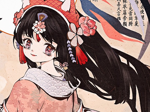 金鱼少女|动漫|其他动漫|月光下的辉夜姬_原创作品-站酷(zcool)