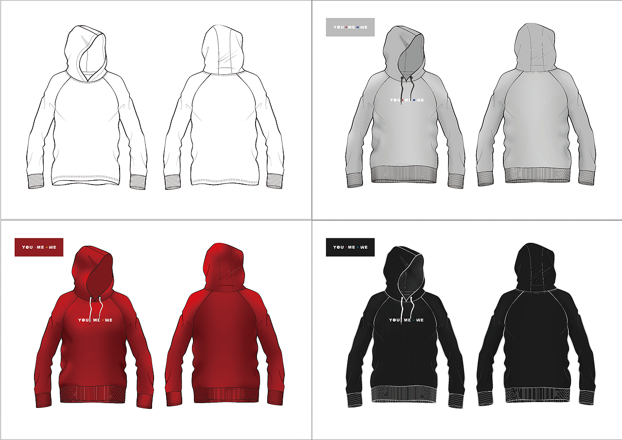 運(yùn)動(dòng)服平面款式圖 服裝設(shè)計(jì)（圖ZMTcwMTMzNDcy） - 休閑/流行服飾 - 站酷設(shè)計(jì)師Z37055626原創(chuàng)素材 - 站酷ZCOOL