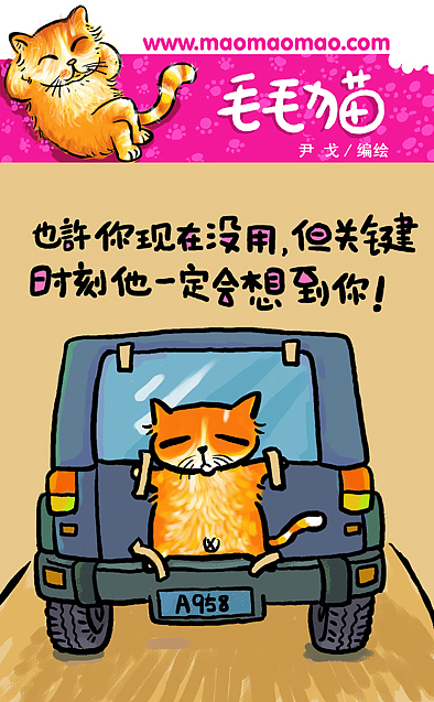 毛毛猫系列漫画（图ZMTQ4NjcwMA==） - 单幅漫画 - 站酷设计师歪理猫原创素材 - 站酷ZCOOL