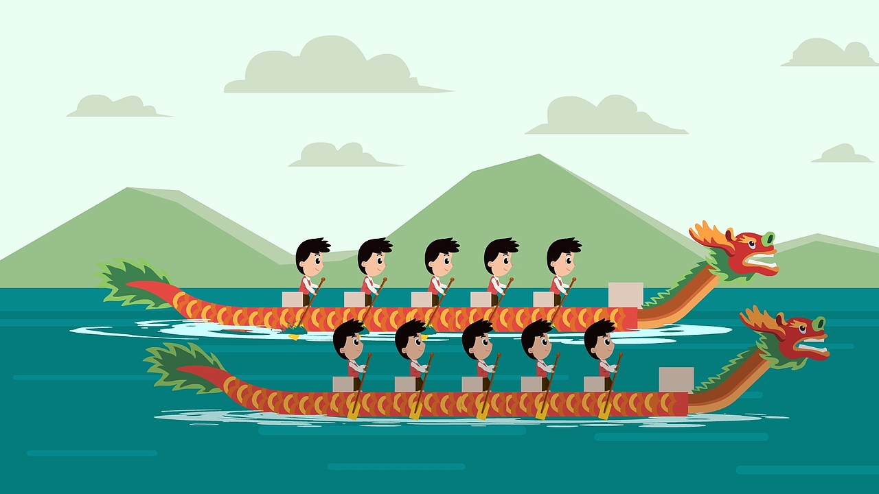 端午节 -中国传统节日动画