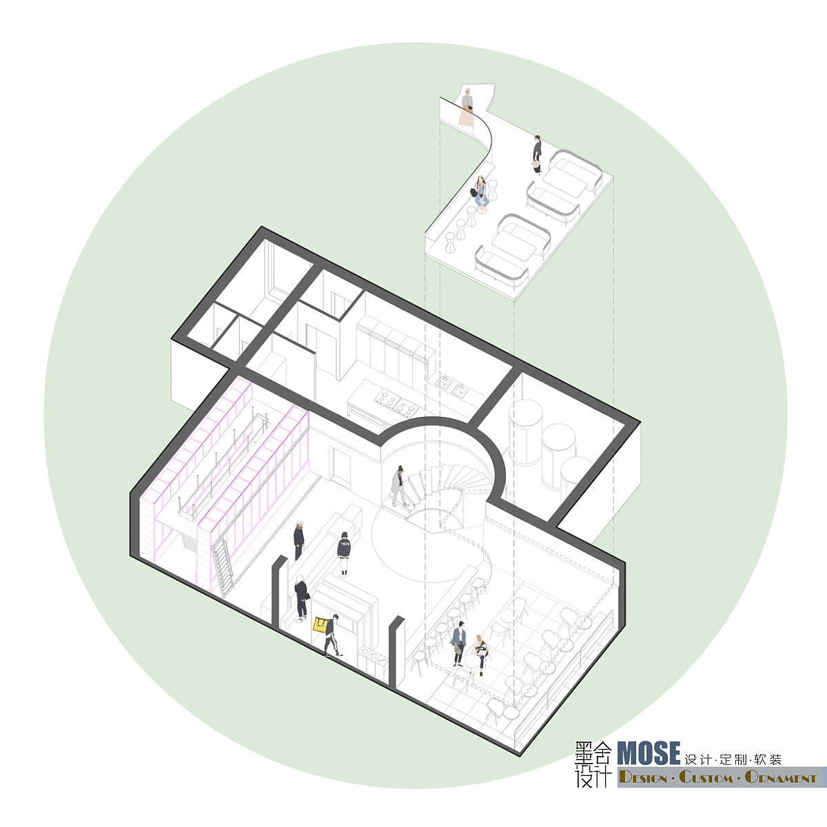 墨舍设计|网红奶茶店