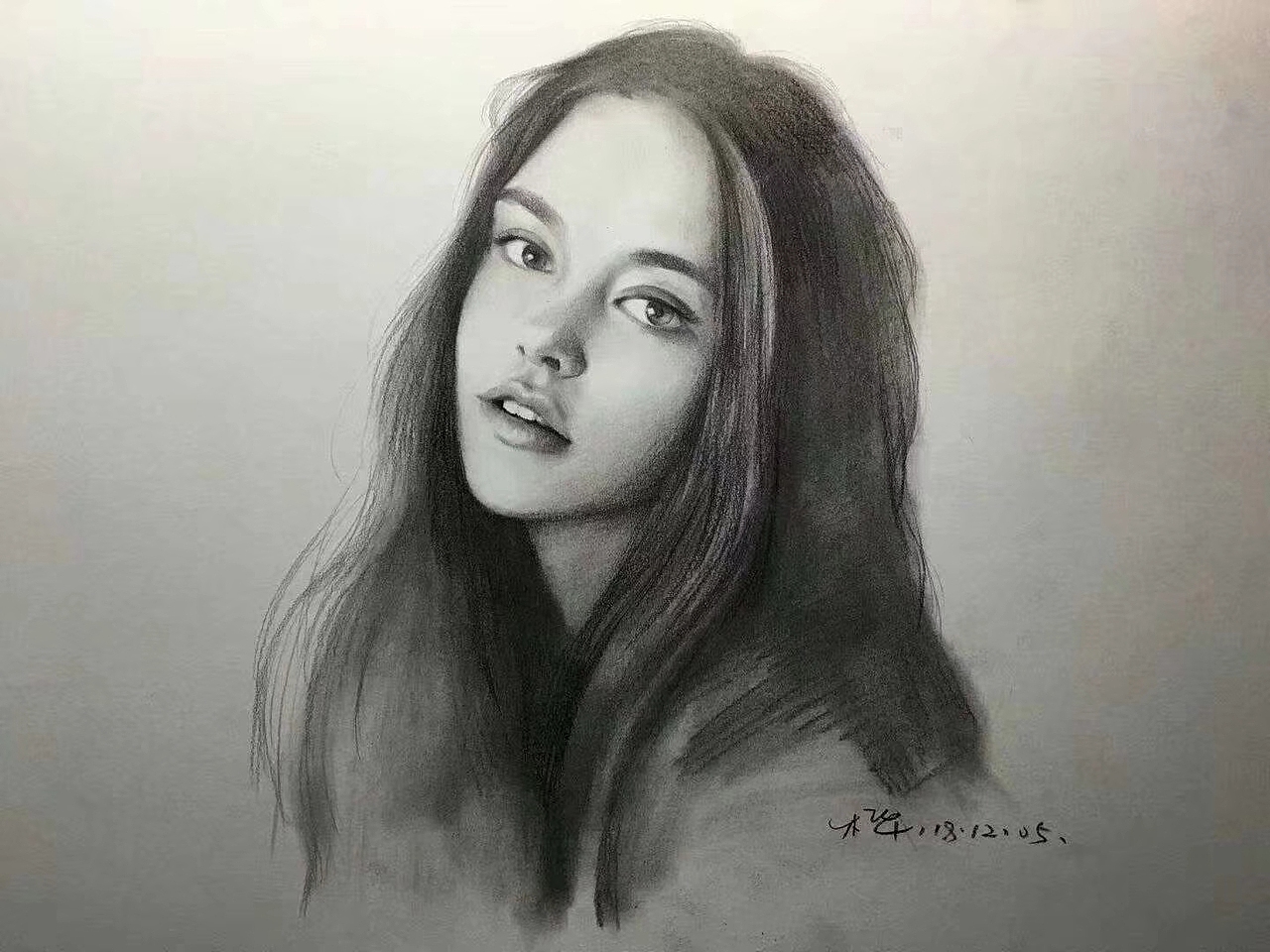 素描人像绘画手绘作品信息创作时间2019/06/24添加表情喜欢ta的作品吗