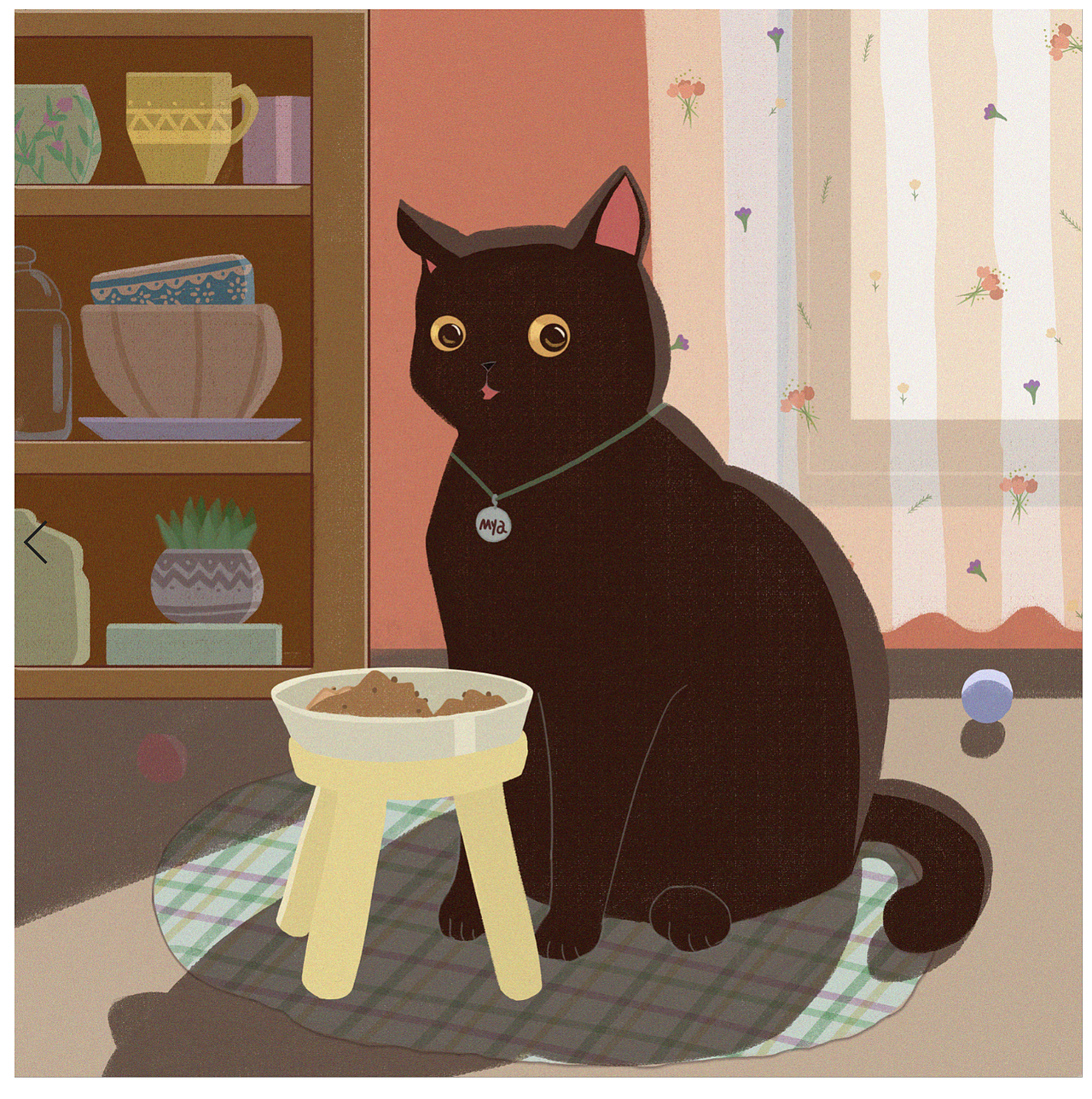 插画临摹——小猫咪(原作:插画师 limduey)