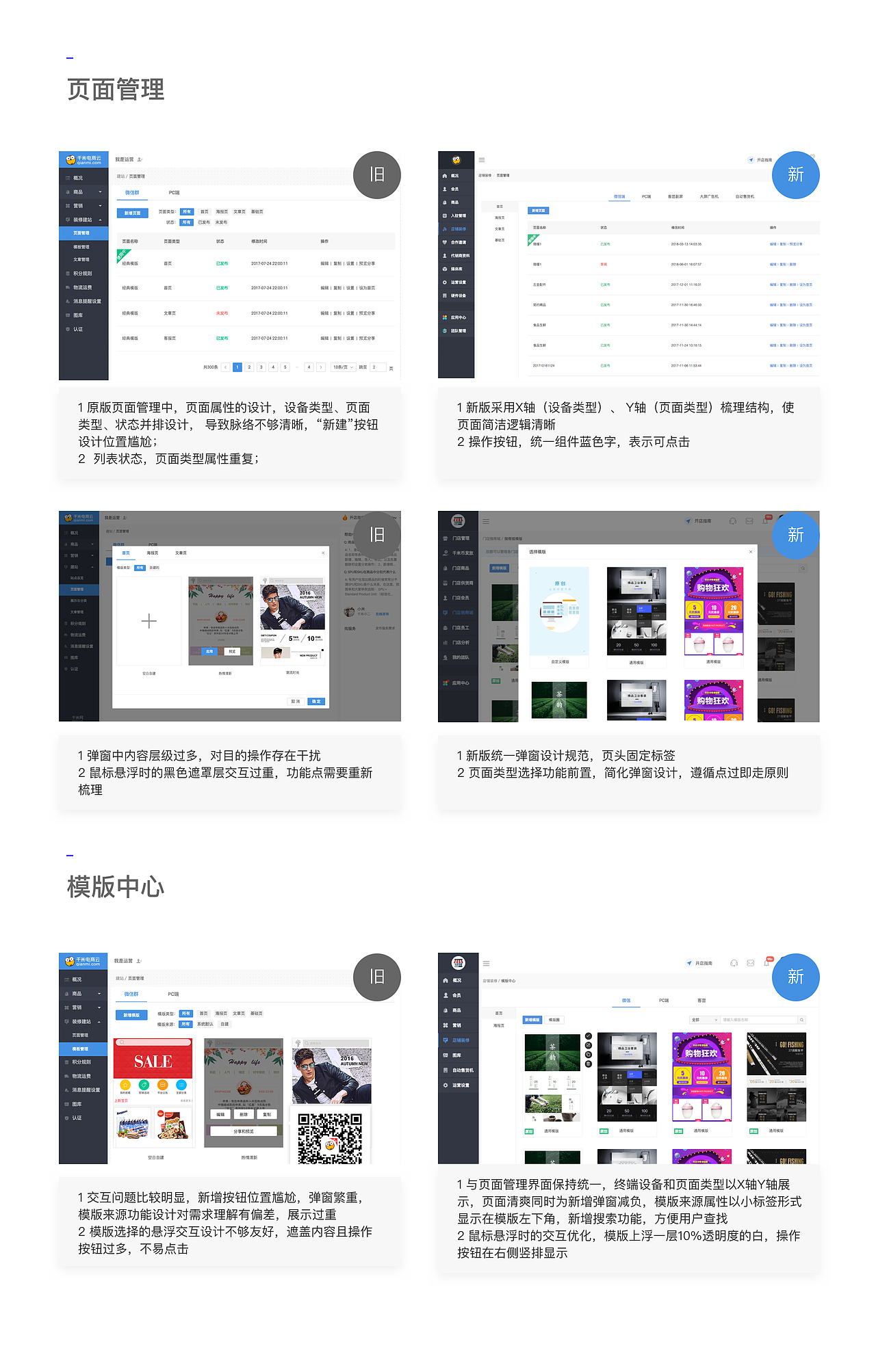 项目总结 — 商城建站系统优化升级（图ZMTMzODMyNDg4） - 软件界面 - 站酷设计师张小亚原创素材 - 站酷ZCOOL