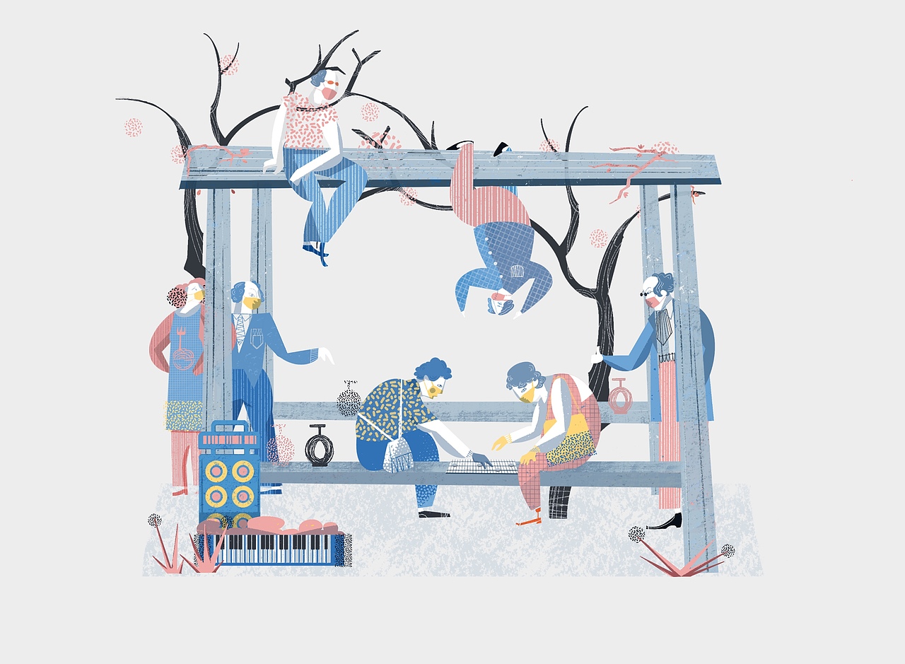 城市，插图（图ZMzY4NjE4NDI4） - 绘本 - 站酷设计师shallow_shallow原创素材 - 站酷ZCOOL