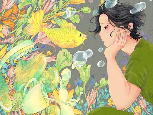 插画「晨间慢」