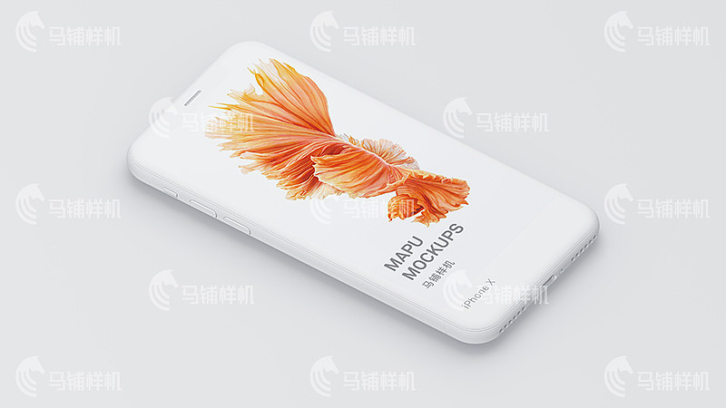 iphoneX白模 马铺样机效果贴图素材psd模版板设计vi