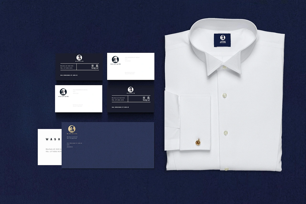 干洗店“欢洗猿WASHAPE”品牌与IP设计
