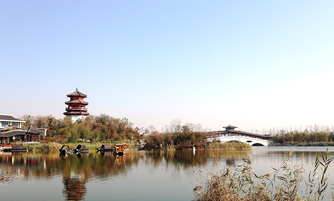 淄博市张店区玉龙湖公园|摄影|风光摄影|三合印务 - 原创作品 - 站酷