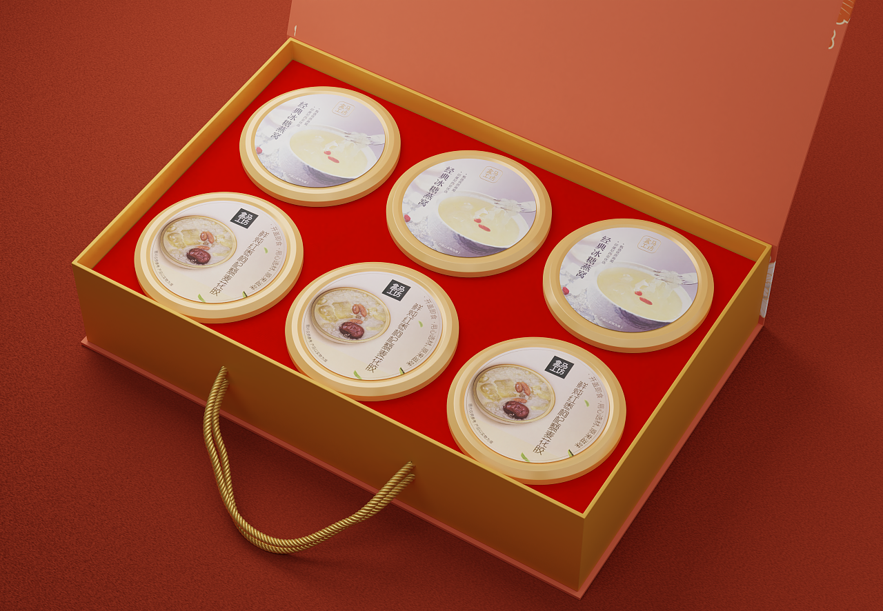 牛年 即食花胶燕窝礼盒 blender练习|三维|其他三维|马九亭 - 原创