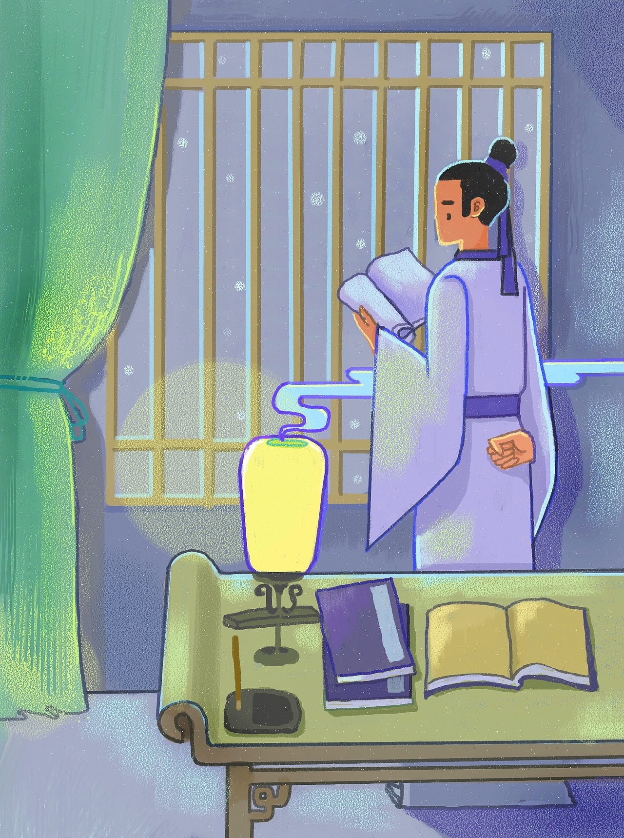 《青年文摘》彩版插图