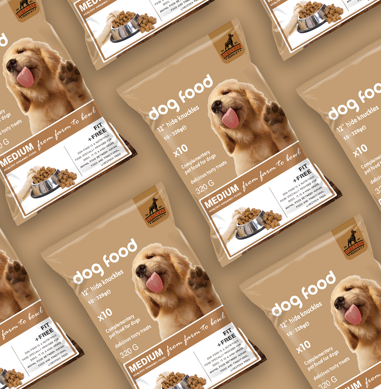 狗粮包装设计 品牌标志设计|平面|包装|李克辉 - 原创作品 - 站酷 (ZCOOL)
