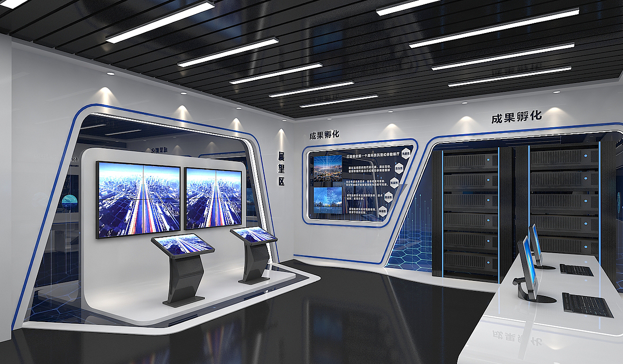 企业科技展厅（图ZMjM4MDYzNDIw） - 其他三维 - 站酷设计师威鹏设计原创素材 - 站酷ZCOOL