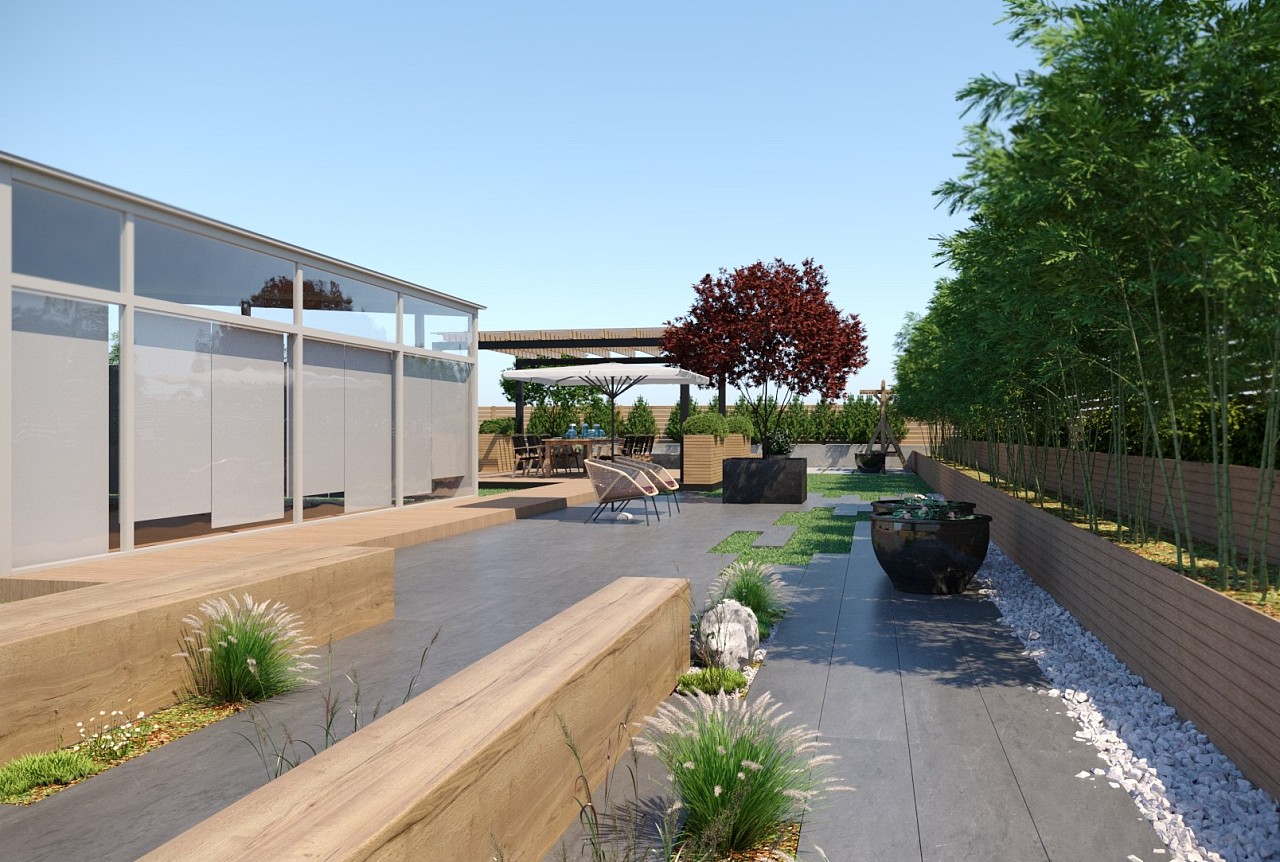 屋顶花园景观设计