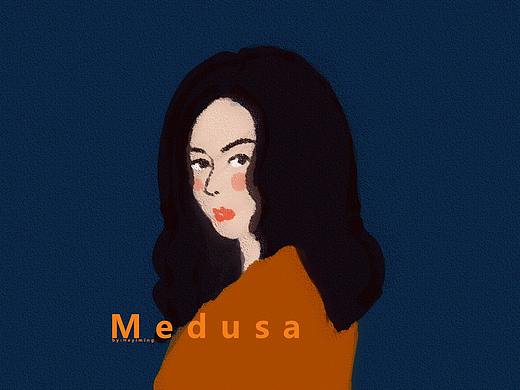 Medusa（个人主页-ZNDE4NTg3MDA=） - 新锐潮流插画 - 站酷设计师人可一原创素材 - 站酷ZCOOL