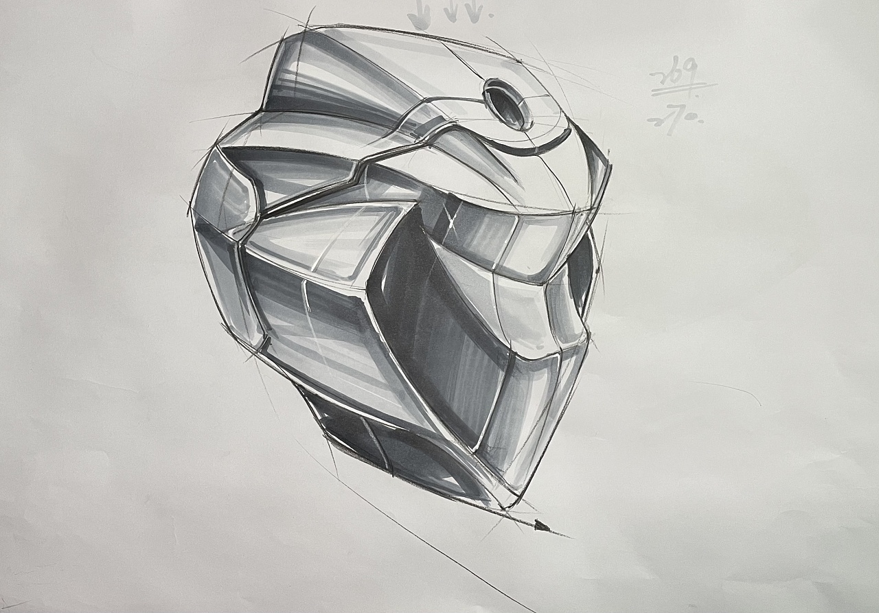 工业设计手绘|工业/产品|其他工业/产品|无为青年oox - 临摹作品